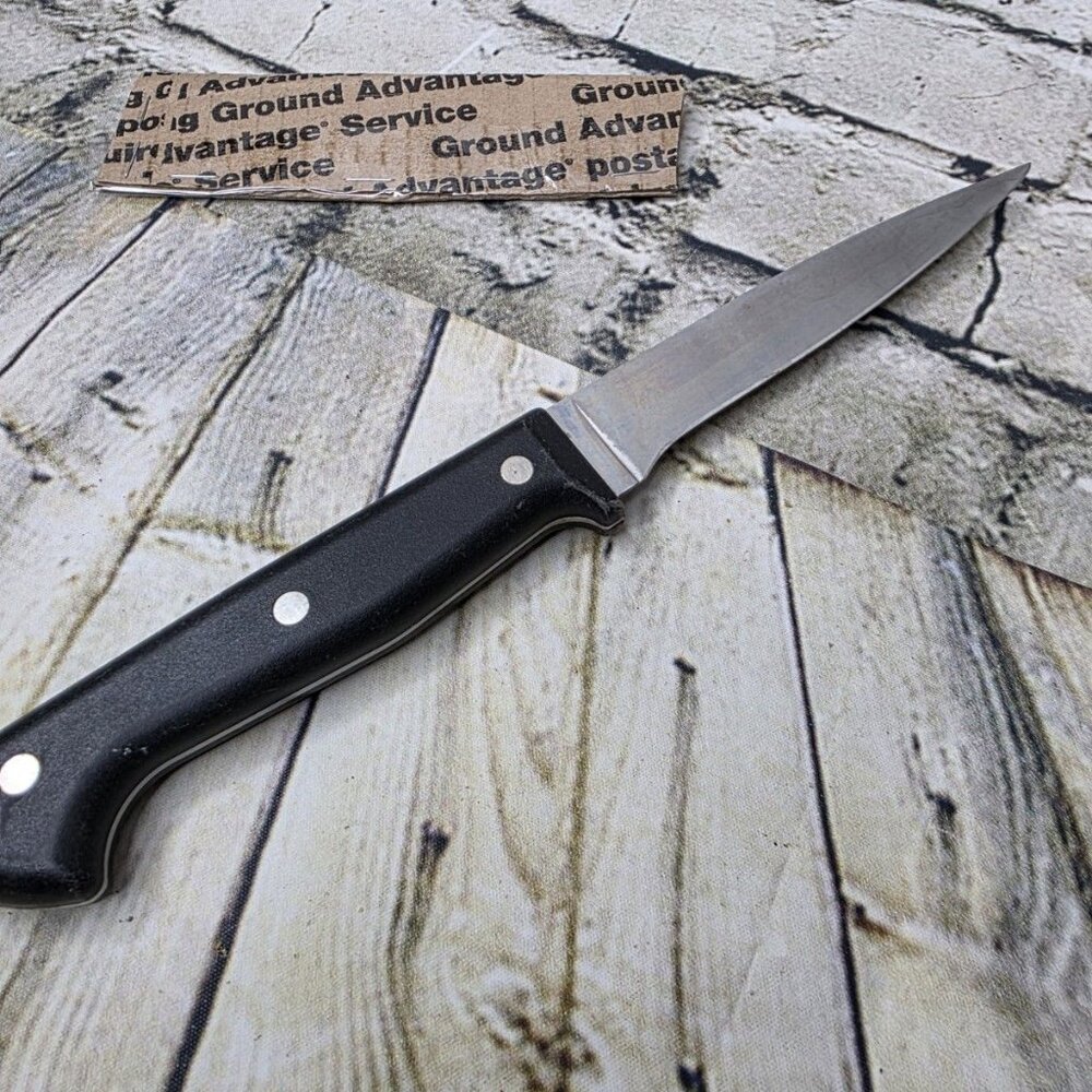 Gerber 5 1/2 Inch Utility Kitchen Knife One Missing Rivet